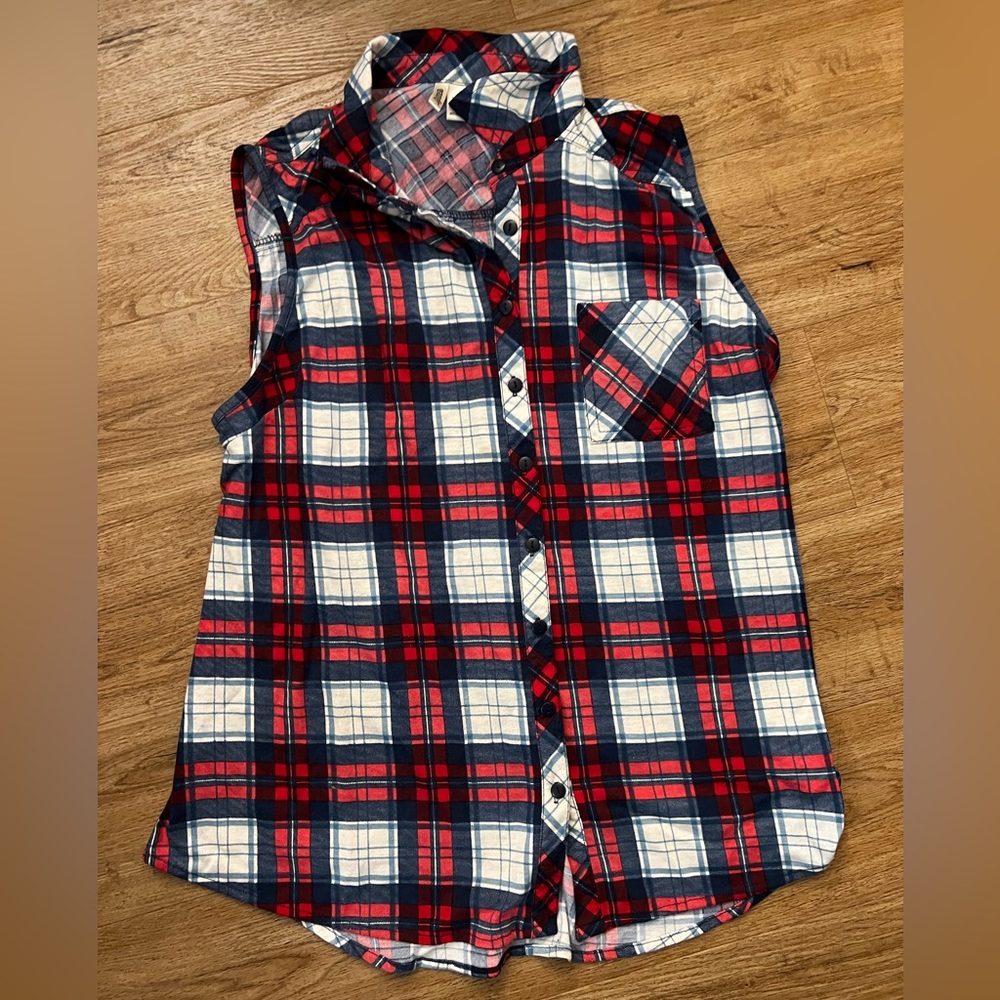 Light weight flannel sleeveless size xl